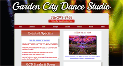 Desktop Screenshot of gardencitydancestudio.com